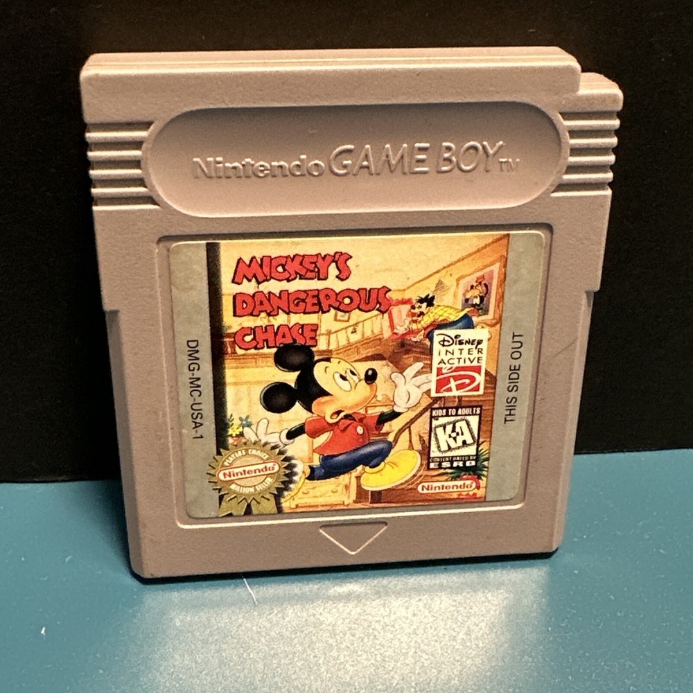 Mickey's Dangerous Chase ORIGINAL Nintendo Gameboy Tested & Working